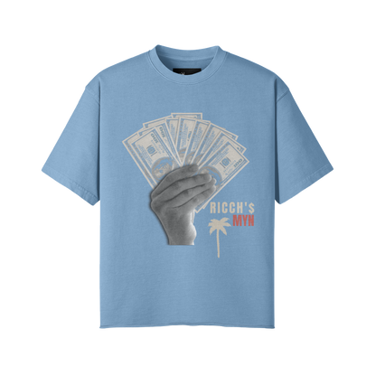 RICCHS MYN BLUE FADE TEE SHIRTS