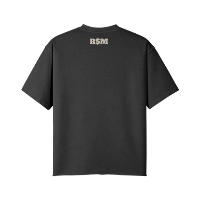 RICCHS MYN BLACK FADE TEE SHIRTS