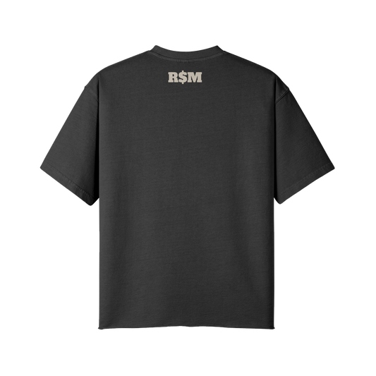 RICCHS MYN BLACK FADE TEE SHIRTS