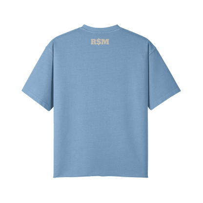RICCHS MYN BLUE FADE TEE SHIRTS